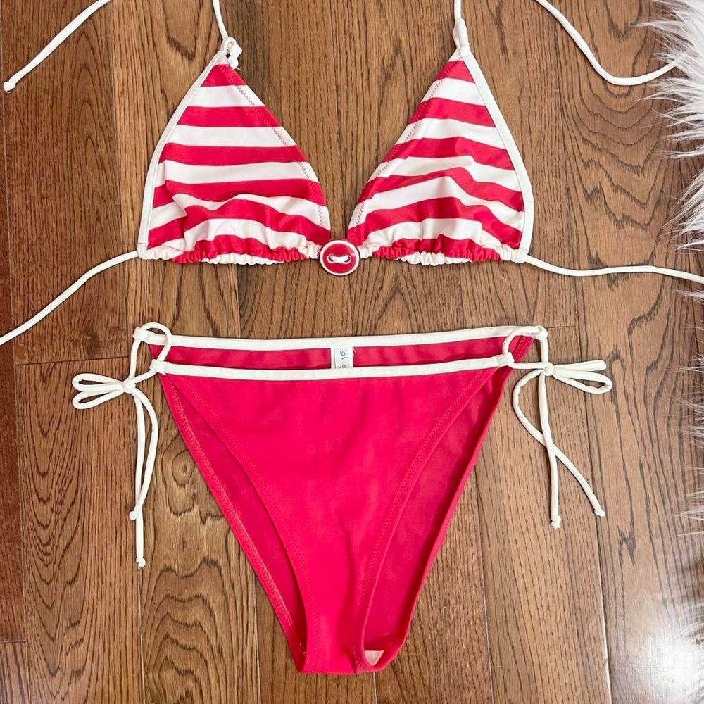 Y2k tropical resort bikini by Oviesse
